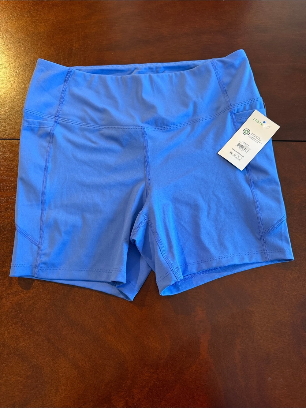 Athletic Works Cobalt Blue High-Rise Athletic Shorts